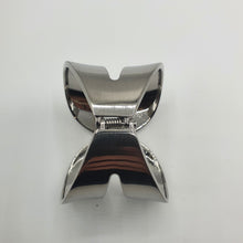 Carica l&#39;immagine nel visualizzatore di Gallery, Bracciale manetta, rigido in acciaio rodiato.