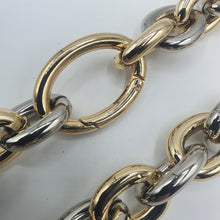 Carica l&#39;immagine nel visualizzatore di Gallery, Catena lunga bicolore, dorata e rodiata