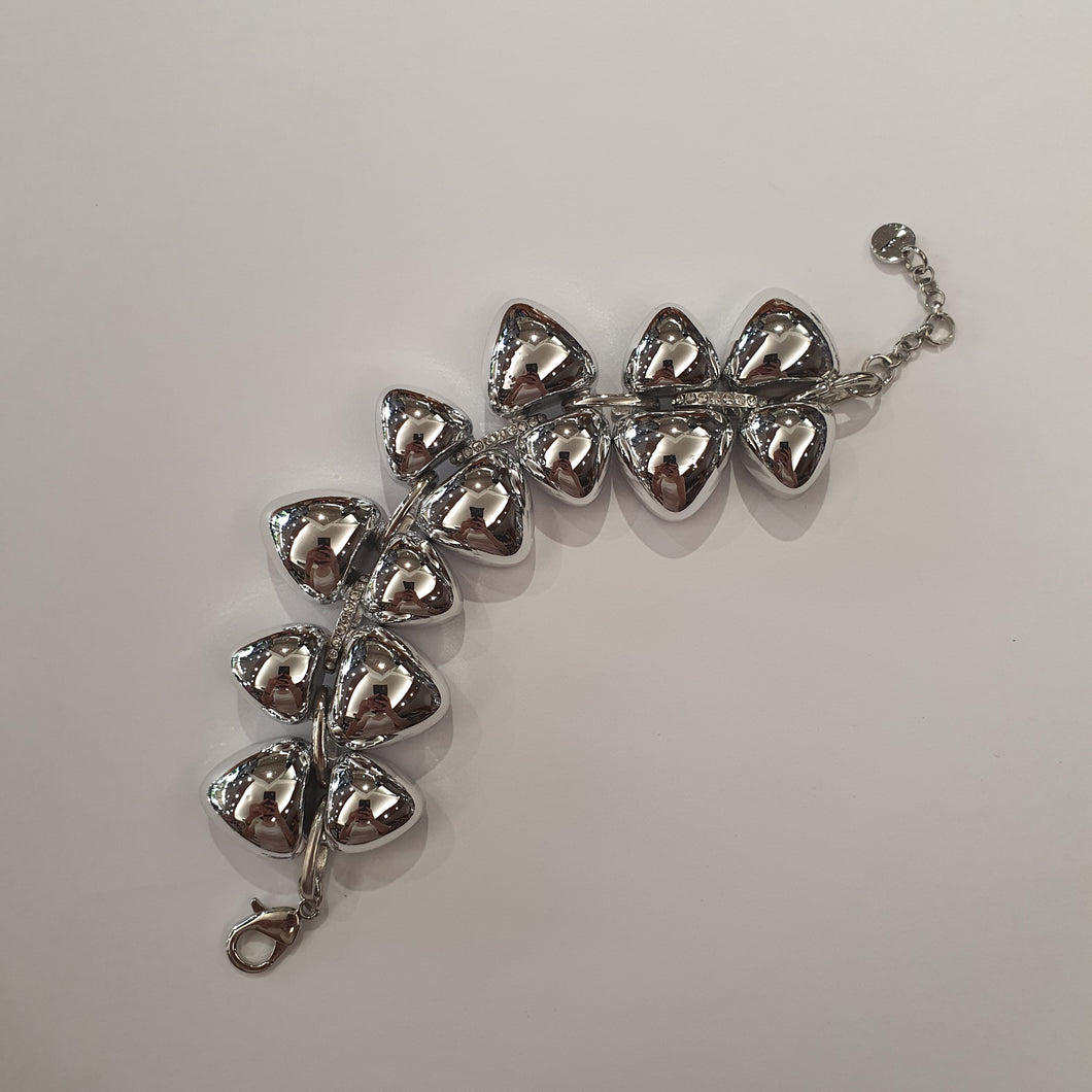 Bracciale del brand Sodini rodiato e strass