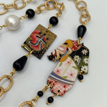 Carica l&#39;immagine nel visualizzatore di Gallery, Collana Lebole della collezione &quot;Solo Io&quot; con catena in ottone galvanizzato oro.