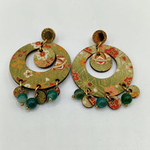 Carica l&#39;immagine nel visualizzatore di Gallery, Orecchini della collezione Tan Mono Tondo di Lebole Maison.