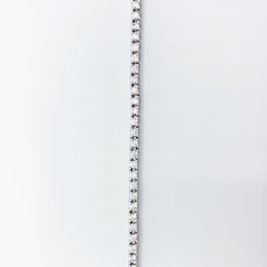 Rose - Bracciale in argento con zirconi montatura griffe modello tennis